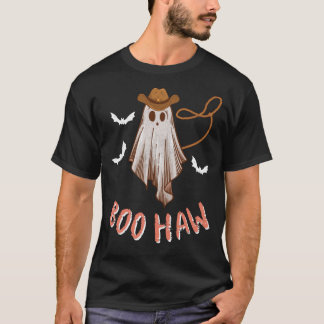 Camiseta Halloween retro occidental de Boo Haw