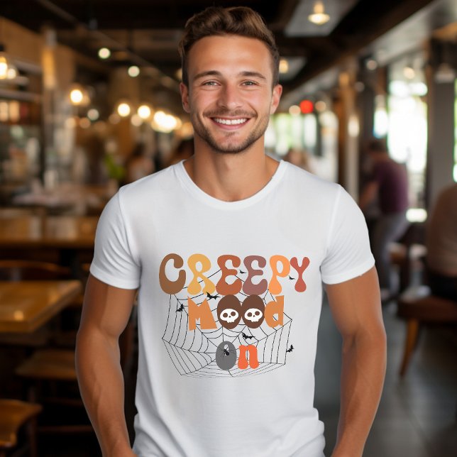 Camiseta Halloween retro | Sentido de miedo activado (Subido por el creador)
