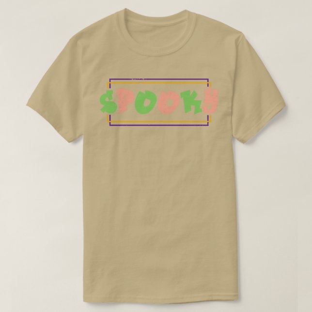Camiseta Halloween Retro Spooky (Diseño del anverso)
