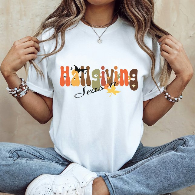 Camiseta Halloween Retro Vibes | Temporada de HallGivage (Subido por el creador)