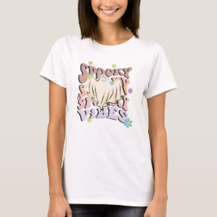 Camiseta Halloween retrospectivo de vibraciones espeluznant