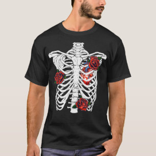 Camiseta Halloween Rib Cage Skeleton Day Of 3