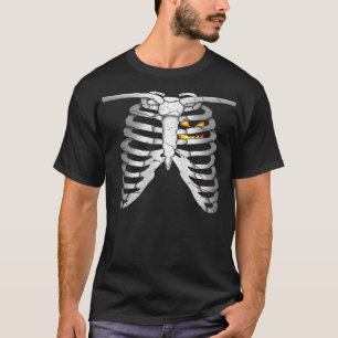 Camiseta Halloween Ribcage