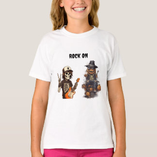 Camiseta Halloween rock on