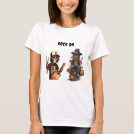 Camiseta Halloween rock on