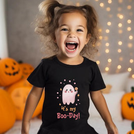 Camiseta Halloween rosa lindo es mi fiesta de cumpleaños
