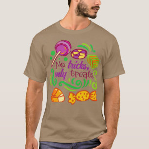 Camiseta Halloween s amp Gifts No Tricks Only Treats 1