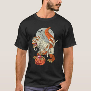 Camiseta Halloween S Para Hombres Dinosaurio T Rex Mummy Pu