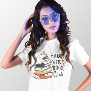 CAMISETA HALLOWEEN SALEM WITCH CLUB BOOKWORM