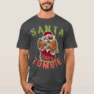 Camiseta Halloween Santa Zombie, Navidades del horror, Scar