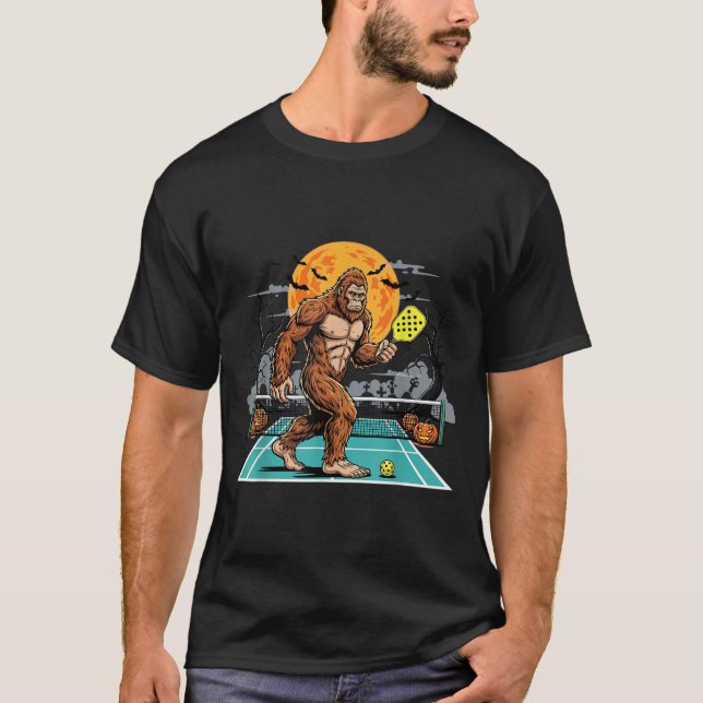 Camiseta Halloween Sasquatch Ckleball Bigfoot Soky Moon  (Anverso)