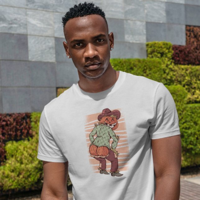 Camiseta Halloween Scarecrow Bmpkin Detrás (Subido por el creador)