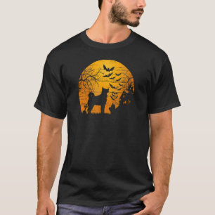 Camiseta Halloween Scary Elkhound Graves Moon & Haun