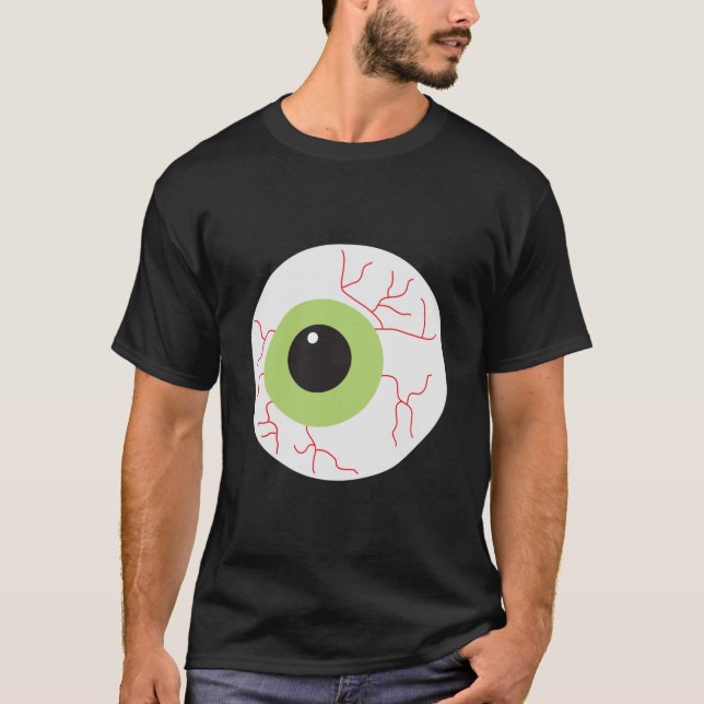 Camiseta Halloween Scary Eyeball (Anverso)