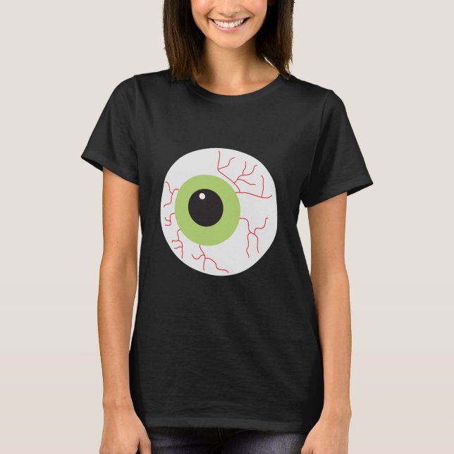 Camiseta Halloween Scary Eyeball (Anverso)