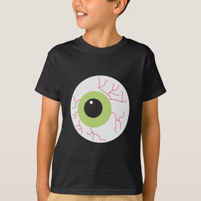 Camiseta Halloween Scary Eyeball (Anverso)