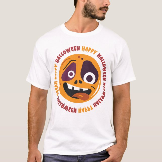 Camiseta Halloween Scary Face (Anverso)