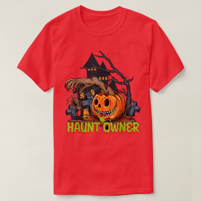 Camiseta Halloween Scary Hauny Thatcher House (Diseño del anverso)