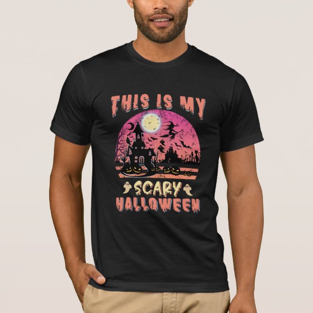 Camiseta Halloween Scary Nigh (Anverso)