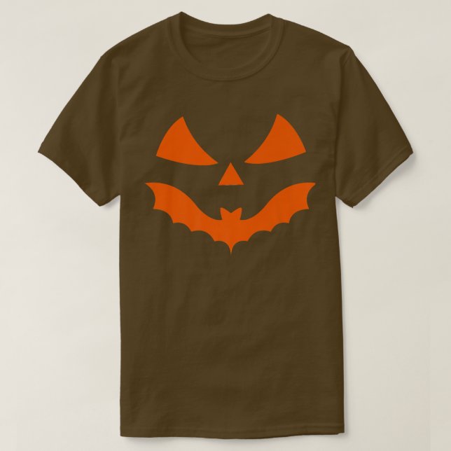 Camiseta Halloween scary pumpkin jack o lantern jackolanter (Diseño del anverso)
