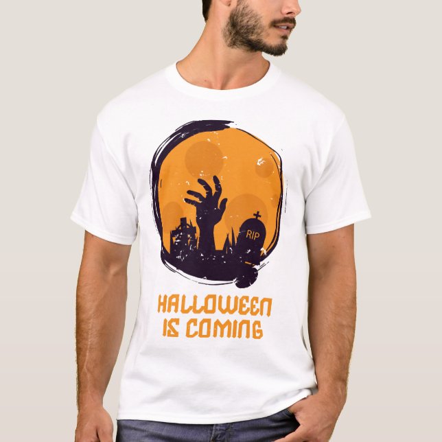 Camiseta Halloween se acerca (Anverso)