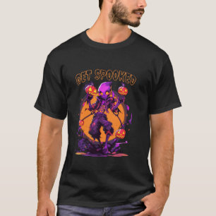 Camiseta Halloween se asusta Dabbing Skeleton Jack o Lant