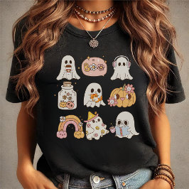 Camiseta Halloween Shirick Trick o trata a la fantasma de l