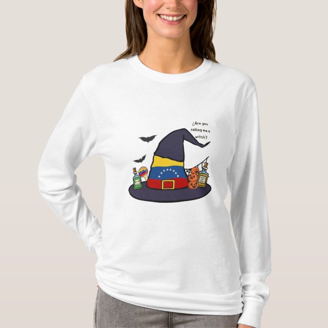 Camiseta Halloween Shirt – Are You Calling Me a Witch? (Anverso)