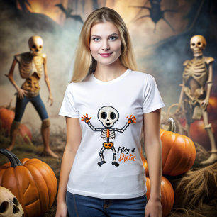 Camiseta Halloween Skeleton