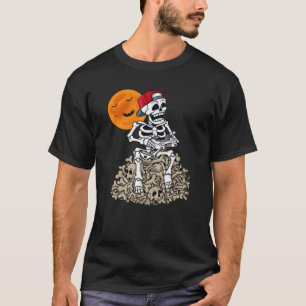 Camiseta Halloween Skeleton Gamer Niños Jornadas de Adolesc