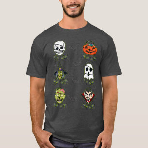 Camiseta Halloween Skeleton Gaming Witch Vampiro Zombie Boy