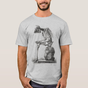 Camiseta Halloween Skeleton Sitting Anatomy