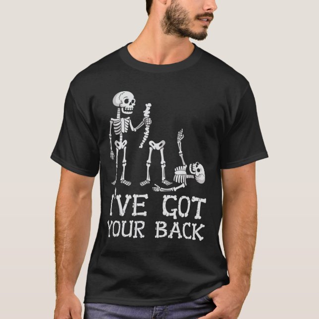 Camiseta Halloween Skeletons Tengo Tus Ck Costume Hombres Q (Anverso)