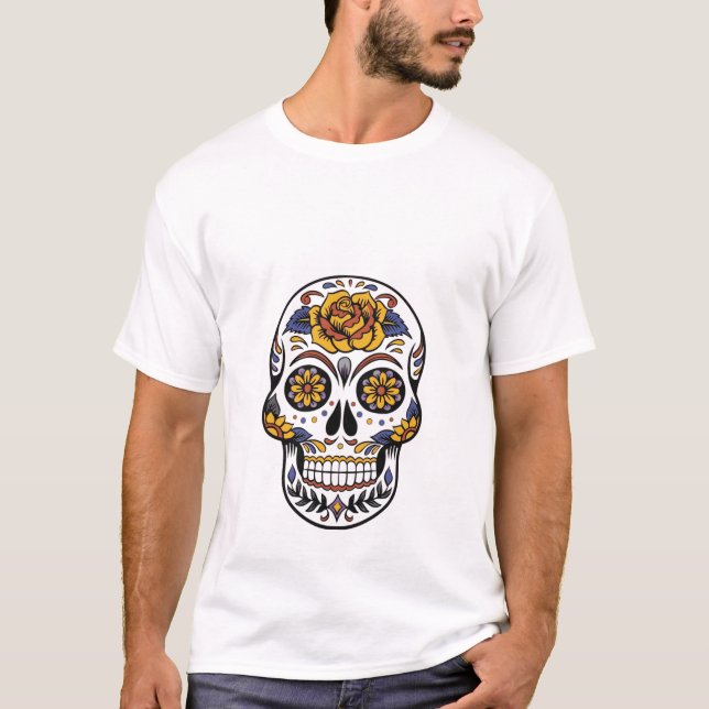 Camiseta Halloween Skull (Anverso)