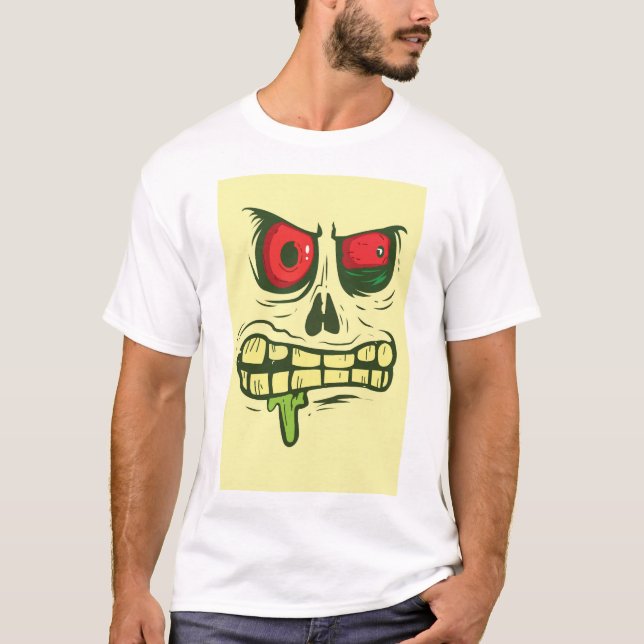 Camiseta Halloween Skull (Anverso)