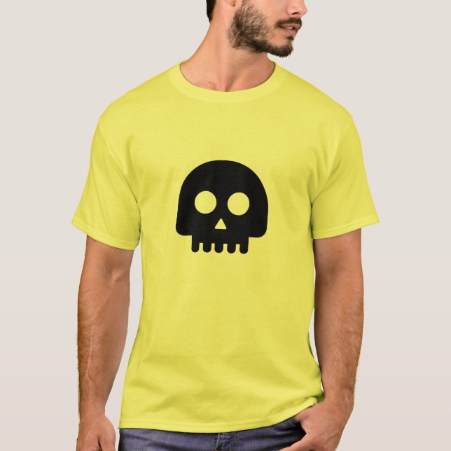 Camiseta Halloween Skull Comb (Anverso)