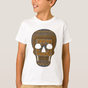 Camiseta Halloween Skull Kid's and Baby Light Shirt