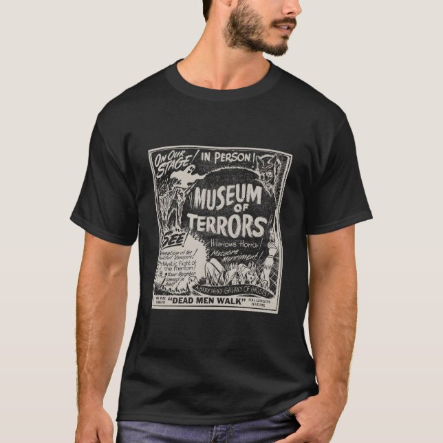 Camiseta Halloween Slasher Horror Movie Museum Of Terrors (Anverso)