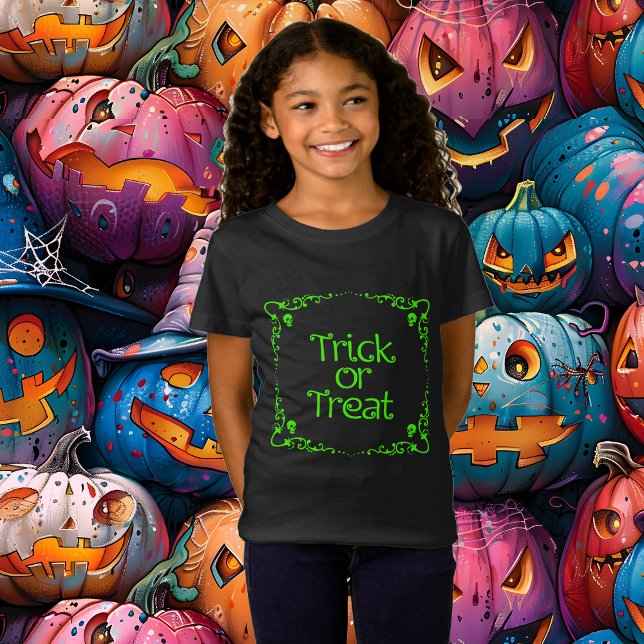 Camiseta Halloween Slime Green Trick or Trete (Subido por el creador)