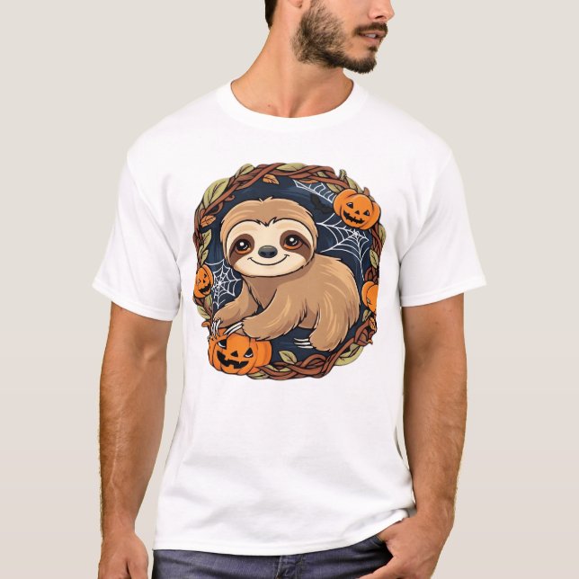 Camiseta Halloween, Sloth, October 31st, Thanksgiving Class (Anverso)