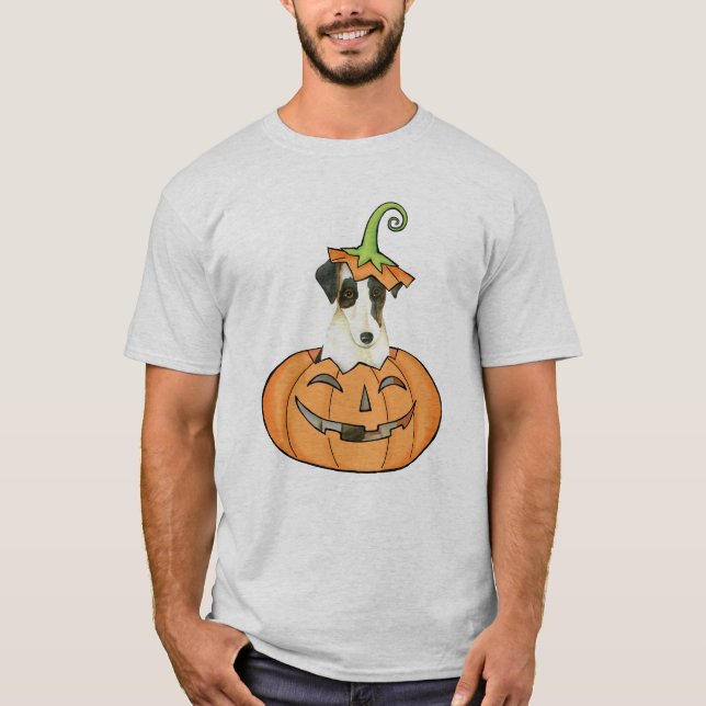 Camiseta Halloween Smooth Fox Terrier (Anverso)
