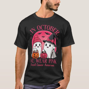Camiseta Halloween sobre el cáncer de mama para mujeres en