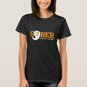 Camiseta Halloween sobrio con gantador banal