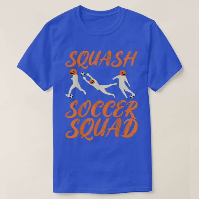 Camiseta Halloween Soccer Player Ball Squash Squash Squad  (Diseño del anverso)