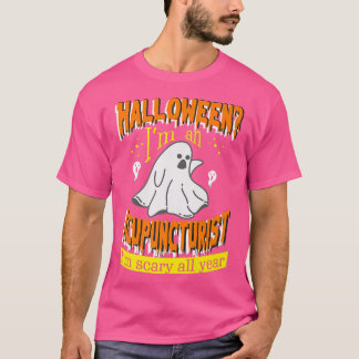 Camiseta Halloween soy acupuntor y asusto todo el año
