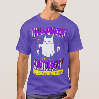 Camiseta Halloween soy hematólogo y asusto todo el año P