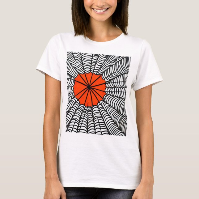 Camiseta Halloween Spider Web (Anverso)
