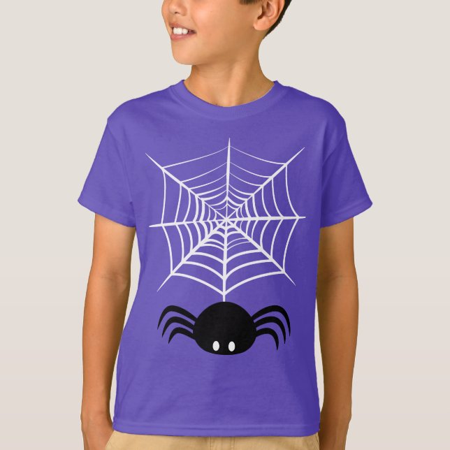 Camiseta Halloween Spider Web (Anverso)