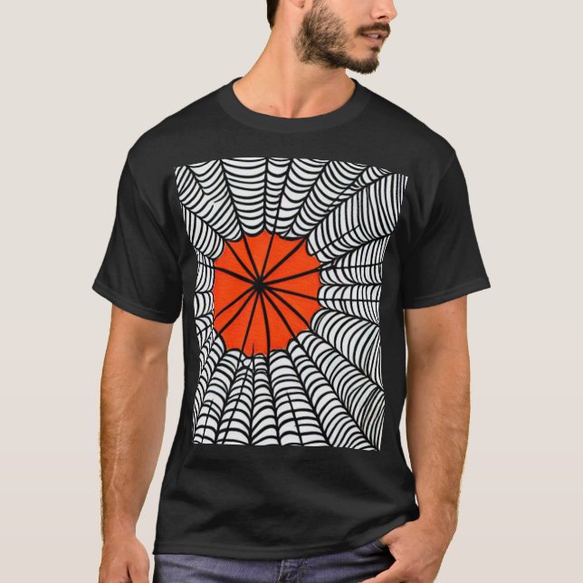 Camiseta Halloween Spider Web (Anverso)
