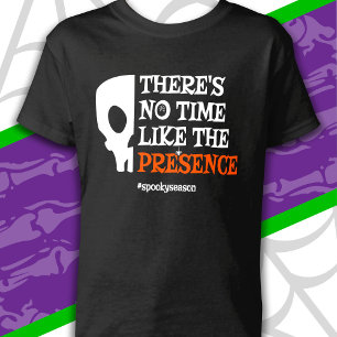 Camiseta Halloween Spirit Spooky Skull Funny Halloween